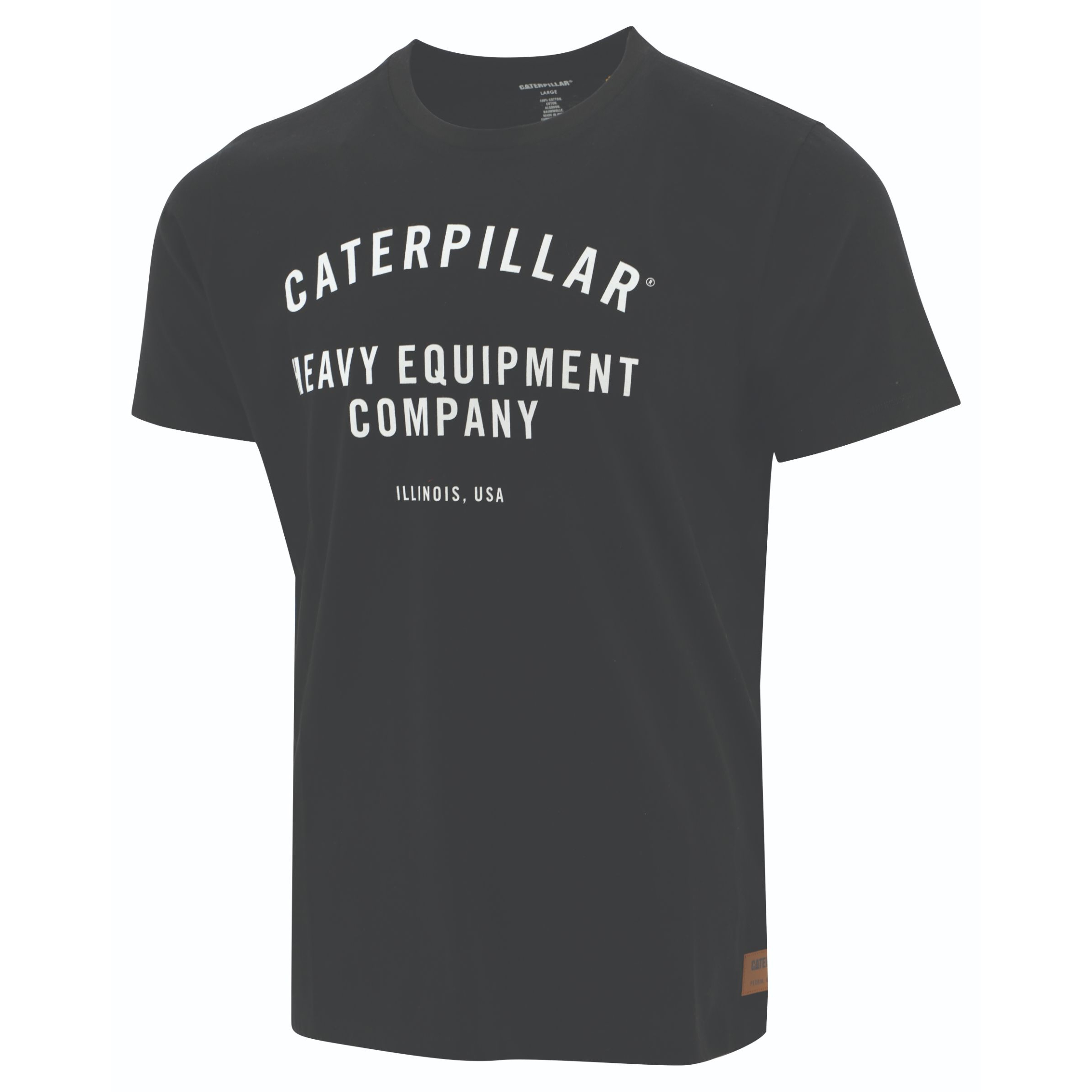 Caterpillar Clothing South Africa - Cat Men's Work Hec T-Shirts Black PE9106837